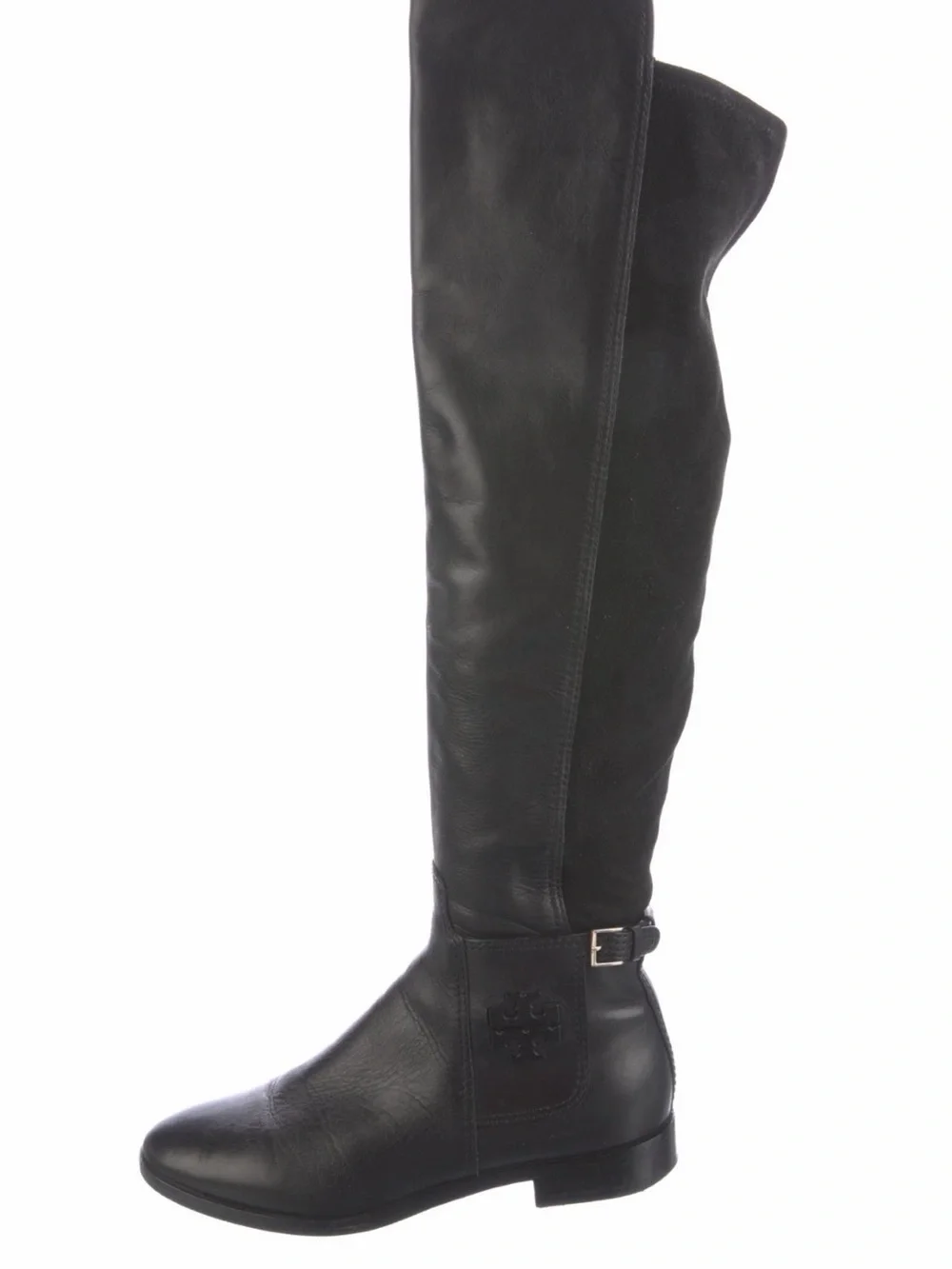 Tory Burch Black Over-the-Knee Riding Boots